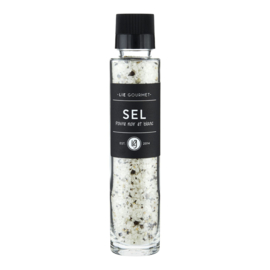 Lie gourmet grinder-salt, black and white pepper  220 G