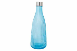 Waterfles schroefdop 1l blauw