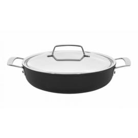 Demeyere ALU PRO 5 Lage kookpot met roestvrijstalen deksel d28cm- 2l