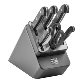 Zwilling Gourmet 7-delig, Messenblok, Anthraciet