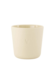 Zusss coffee mug heart warm sand