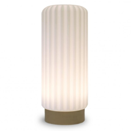 Dentelles Tall XL licht clay basis usb-recharge  H66X27- usb lampje