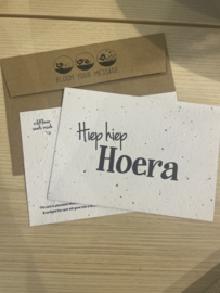 Bloeikaart: Hoera