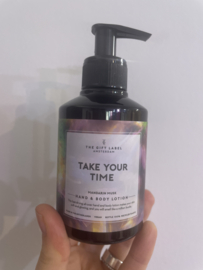 TGL hand & body lotion 200ml: take your time