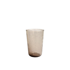 €9.95 Drinking glass demi brown