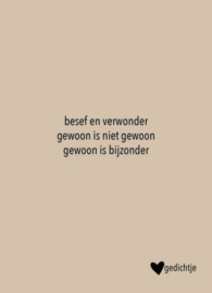 Gedicht kaartje