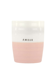 Theemok amour wit/roze