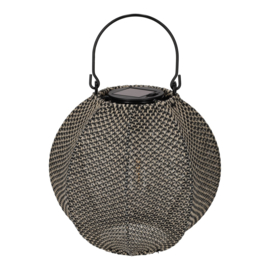 Solar Lantaarn Indy Taupe/groen