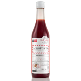 Agroposta framboossiroop 500ml - glutenvrij, vegan