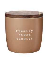 Voorraadpot met deksel 'freshly baked cookies'