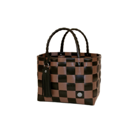 Mini Paris - Mini Shopper fat strap with PU - sienna