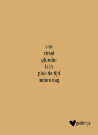 Gedicht kaartje