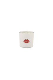 geurkaars in wikkel lippen wit/rood