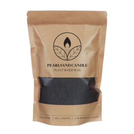 pearlsand and candle -400gr zwart