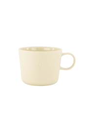 Zusss Cappuccino mug heart warm sand