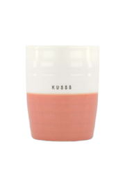 Theemok kusss wit/roze