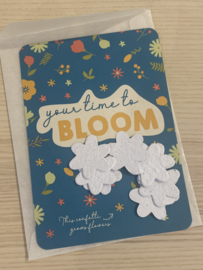 your time to BLOOM