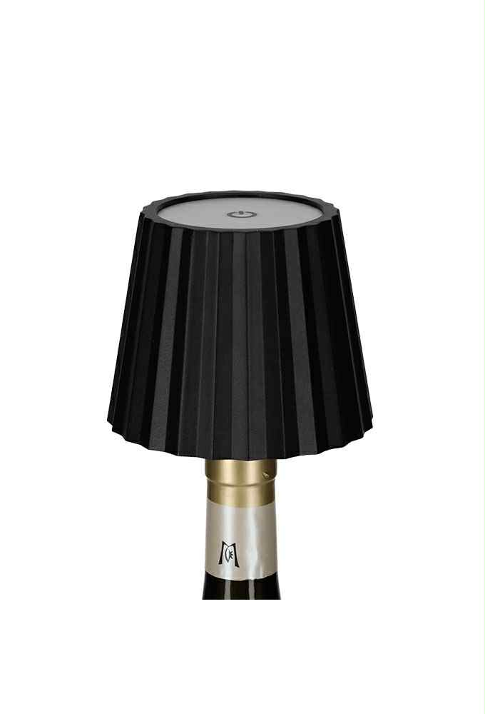 Led bottle light zwart