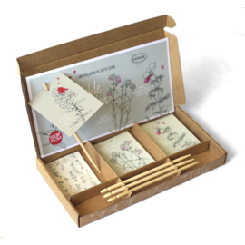 Veer & Moon liefde zaaien- cadeauset met drie soorten bloemzaden