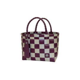 Mini Paris - Mini Shopper fat strap with PU - berry purple