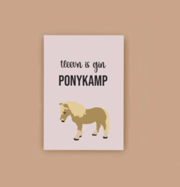 tleevn is gin ponykamp