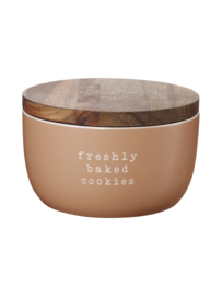 Voorraadpot met deksel 'freshly baked cookies'