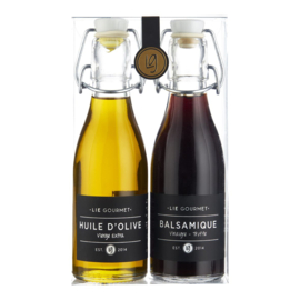 Lie gourmet gift box olive oil and balsamic truffle vineg