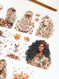 Ma.Journaling  Autumn Leaves 3D Pet sample
