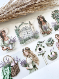 Antique spring / Easter  Sample  2.5 meter