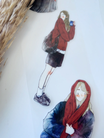 pre-cut Pet tape SAMPLE  DING.DING 42B ROOD