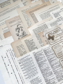 Vintage papier pakketje
