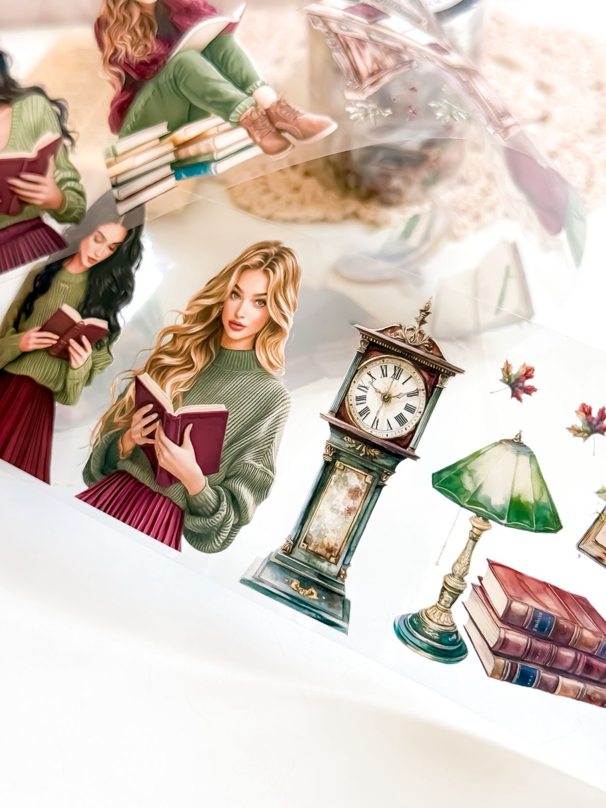 Ma.Journaling  Autumn Library 3D Pet sample