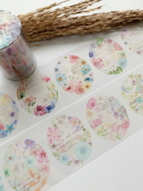 Glossy Pet Tape  Flower Scroll Special Edition 7  -  Sample