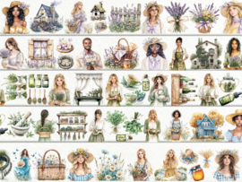 Wild flower / Apothecary / Field of  dream cottage  Sample 2.5 meter