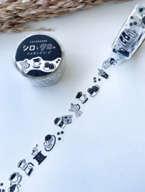 Mindwave Masking tape Black/With Cafe