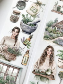 Herbal wellnes / Toile a fleurs  Sample 2.5 meter