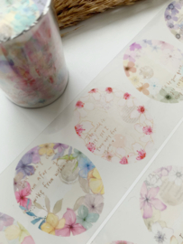 Glossy Pet Tape  Flower Scroll Special Edition 7  -  Sample