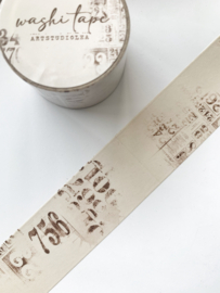 Washi tape Studio Lea-  Vintage number stains