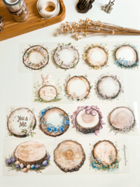 Ma.Journaling  Wood Slice   3D Pet sample