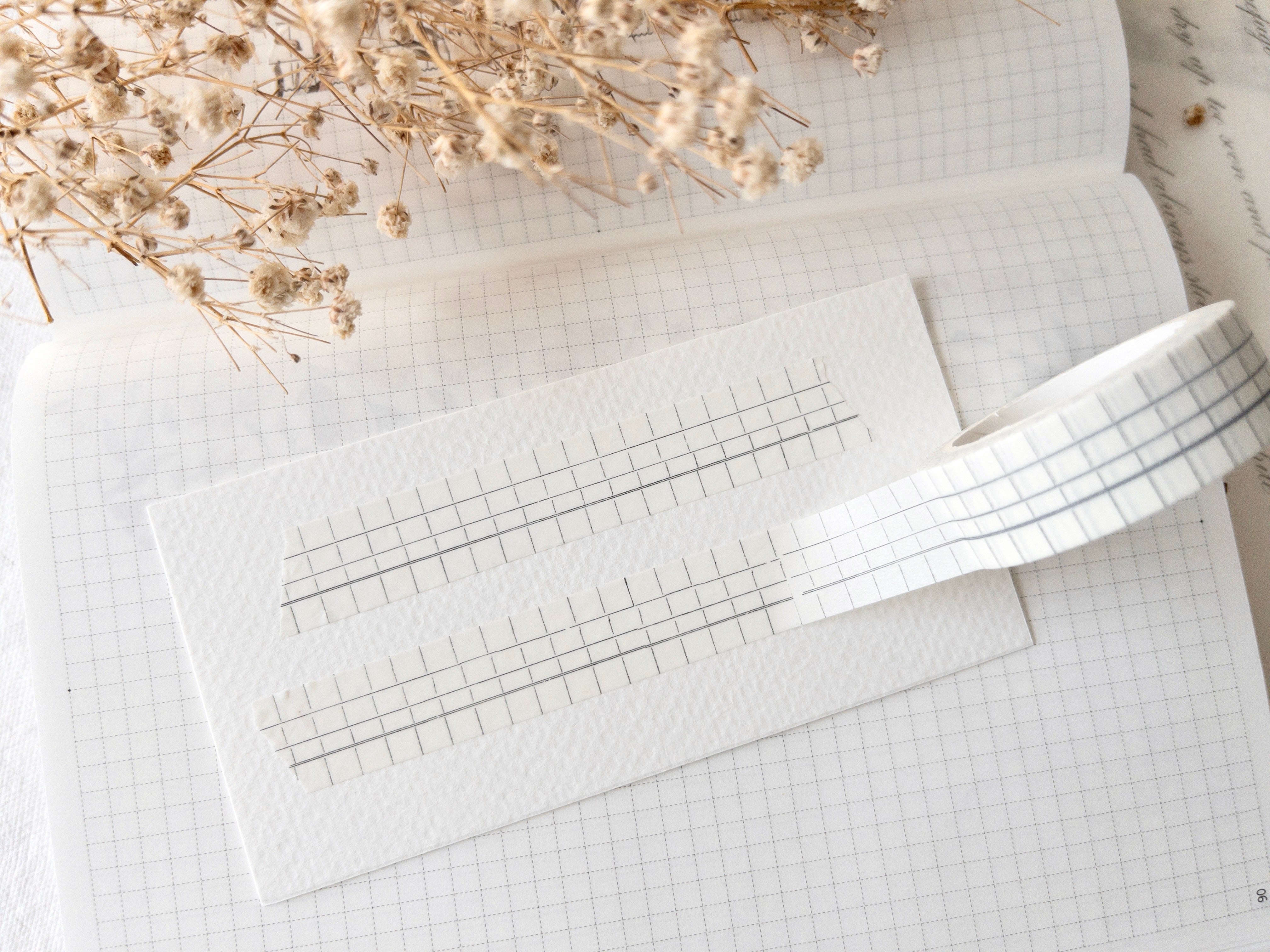 Crea with Gaby - Washi tape- Antique  grid 15mm