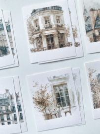Studio by Lea - sticker pakketje  Pink Paris Polaroid