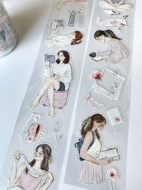 Kiss-cut Pet tape ROL  Books & Journal Katkreates