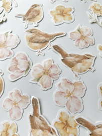 Studio by Lea - Sticker Cottage Spring Blossom Zalm kleur