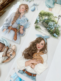 Easter Charm and Romantic Cottage core Easter  Sample  2.5 meter