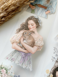 Easter Charm and Romantic Cottage core Easter  Sample  2.5 meter