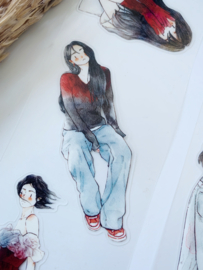 pre-cut Pet tape SAMPLE  DING.DING 42A ROOD