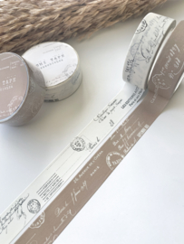 Washi tape Studio Lea - Vintage ephemera white