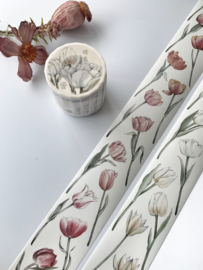 Loi Paper tape Rol Warm Color Tulips