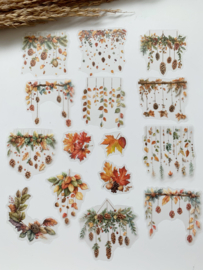 Pakketje Pet stickers Herfst Guirlande