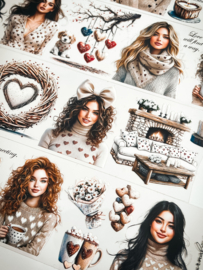 Ma.Journaling   It's All About Love  3D Pet sample